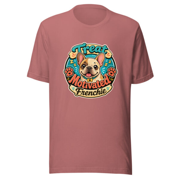 Treat Motivated Frenchie Graphic Tee mockup 6 Treat Motivated Frenchie Graphic Tee mockup 6