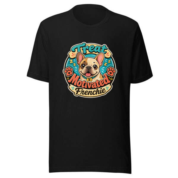 Treat Motivated Frenchie Graphic Tee mockup 7 Treat Motivated Frenchie Graphic Tee mockup 7