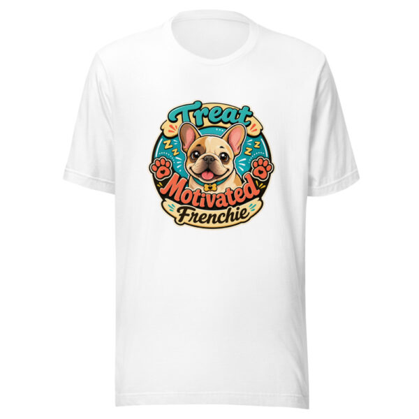 Treat Motivated Frenchie Graphic Tee mockup 8 Treat Motivated Frenchie Graphic Tee mockup 8