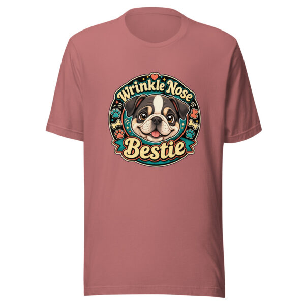 Wrinkle Nose Bestie Graphic Tee mockup 6