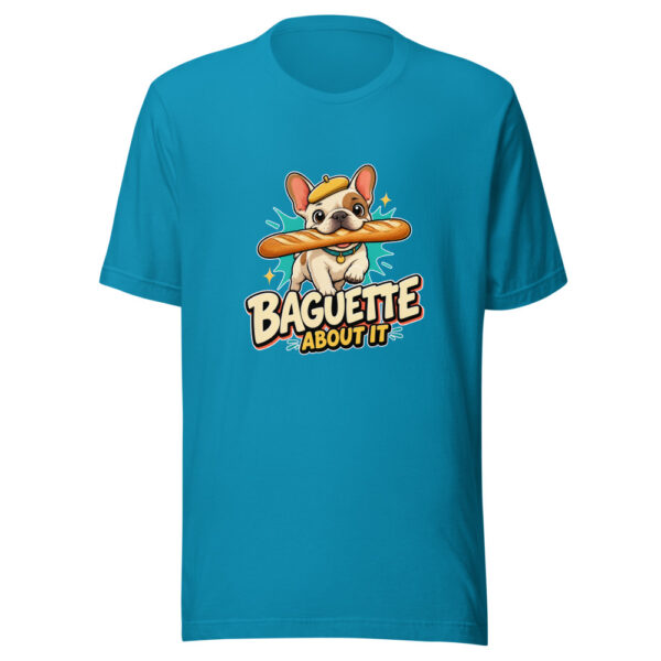 Baguette About It Graphic Tee mockup 2