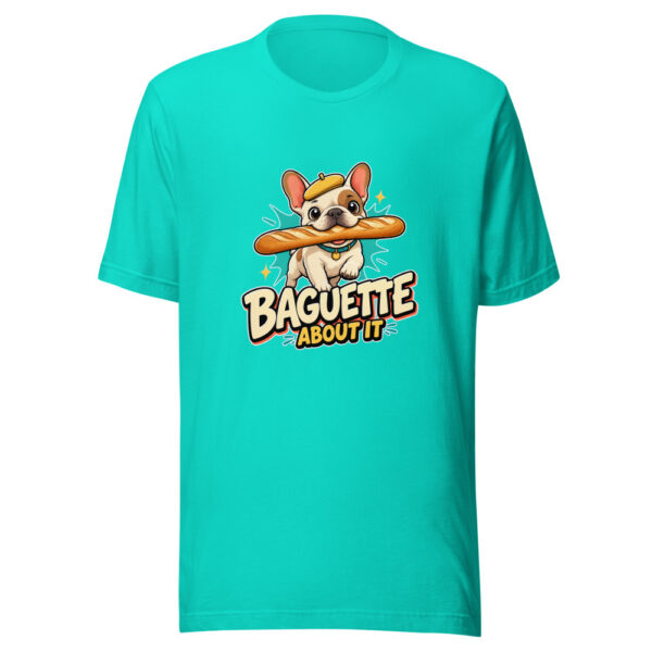 Baguette About It Graphic Tee mockup 3