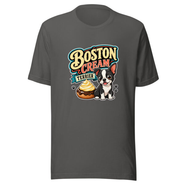 Boston Cream Terrier Graphic Tee mockup 10 Boston Cream Terrier Graphic Tee mockup 10