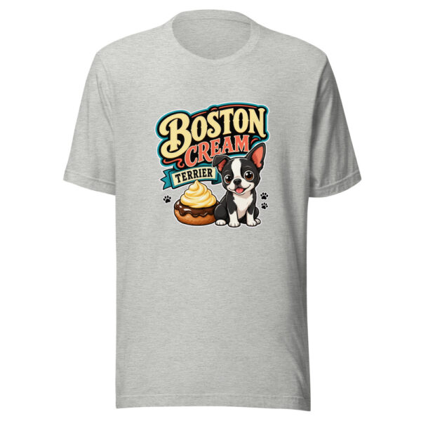 Boston Cream Terrier Graphic Tee mockup 11 Boston Cream Terrier Graphic Tee mockup 11
