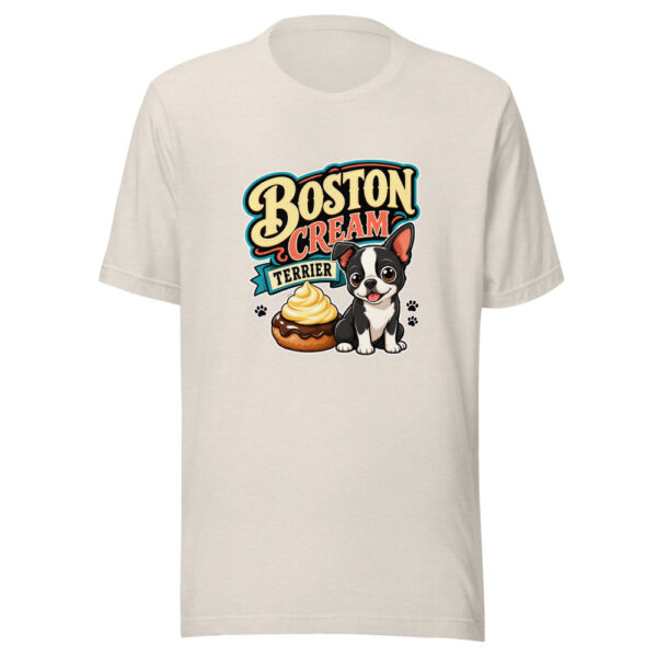 Boston Cream Terrier Graphic Tee mockup 14 Boston Cream Terrier Graphic Tee mockup 14