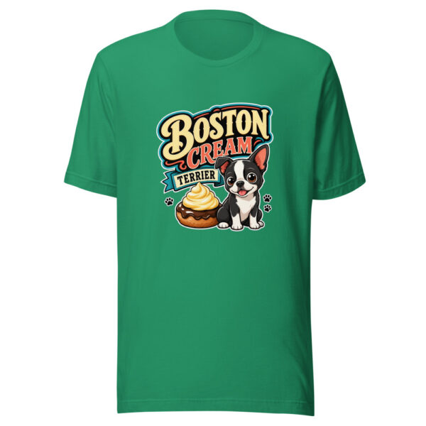 Boston Cream Terrier Graphic Tee mockup 15 Boston Cream Terrier Graphic Tee mockup 15