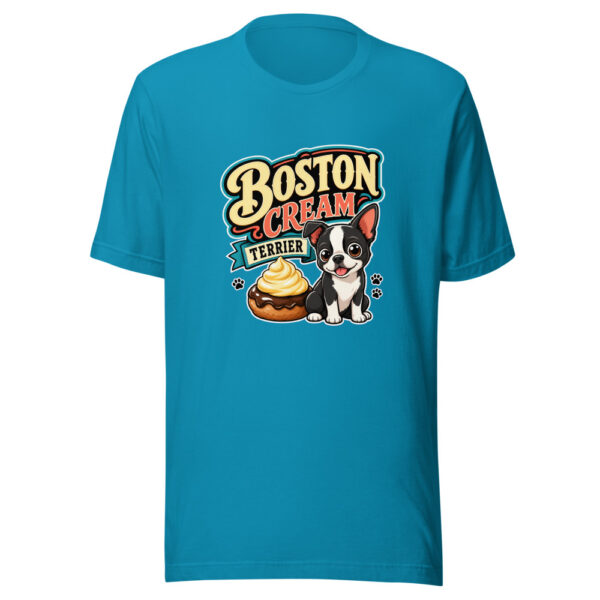 Boston Cream Terrier Graphic Tee mockup 2 Boston Cream Terrier Graphic Tee mockup 2