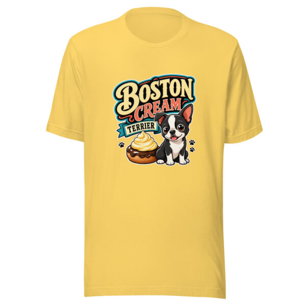 Boston Cream Terrier Graphic Tee mockup 21 Boston Cream Terrier Graphic Tee mockup 21