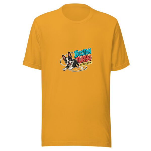 Boston Turbo - No Start Button Boston-turbo Graphic Tee mockup 3