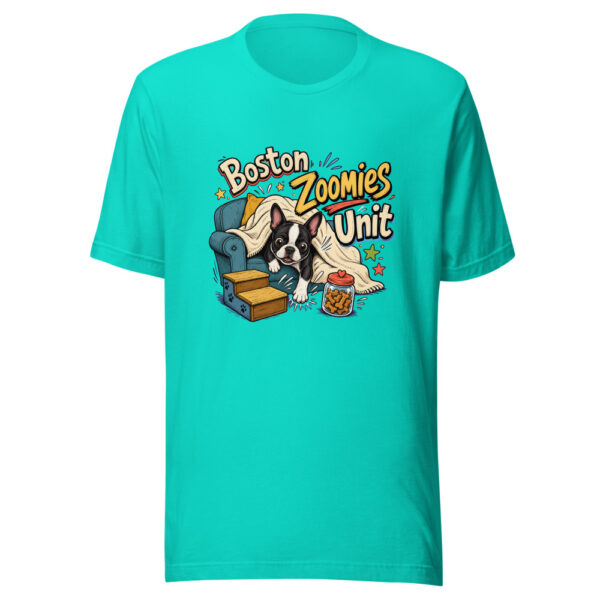 Boston Zoomies Unit Graphic Tee mockup 3