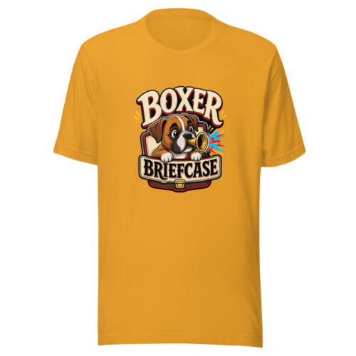 Boxer Briefcase Graphic Tee mockup 1 Boxer Briefcase Graphic Tee front view