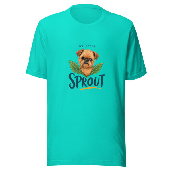 Brussels Sprout Brussels-sprout-griffon Graphic Tee mockup 1 Brussels Sprout Brussels-sprout-griffon Graphic Tee front view