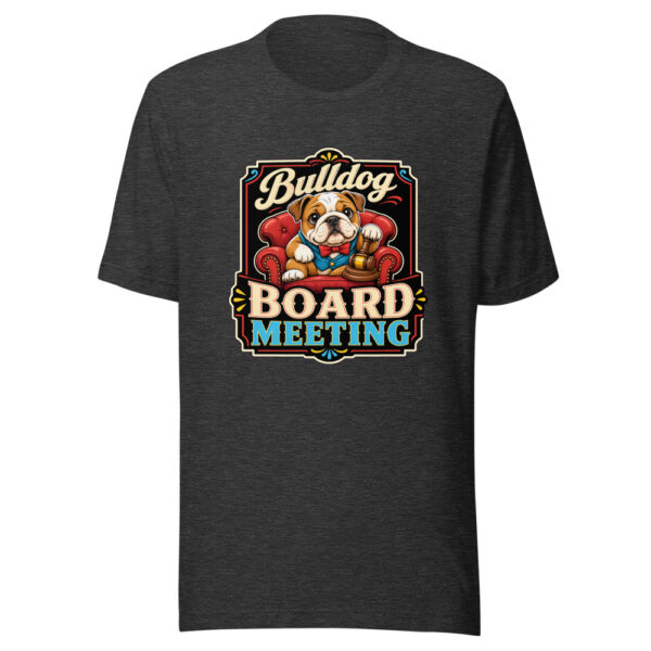 Bulldog Board Meeting Graphic Tee mockup 12