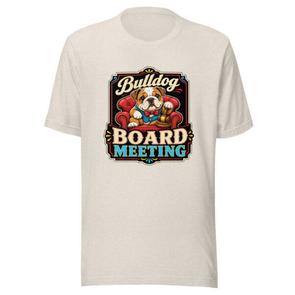 Bulldog Board Meeting Graphic Tee mockup 14