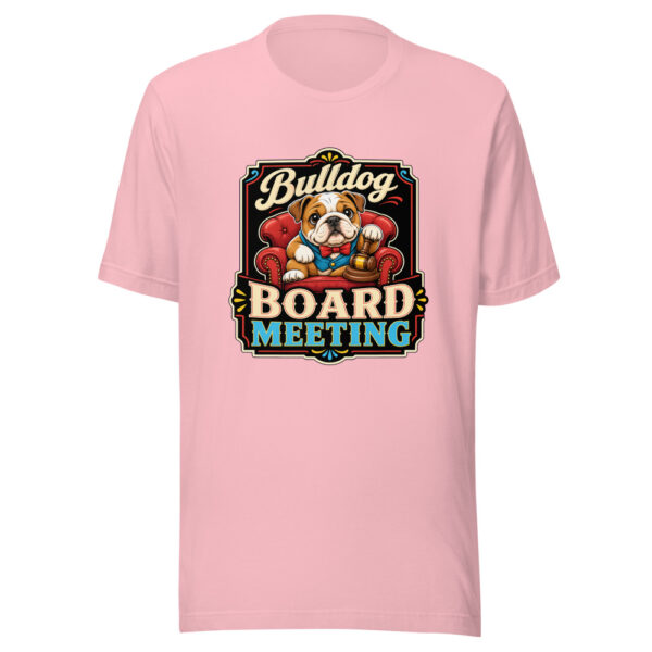 Bulldog Board Meeting Graphic Tee mockup 18