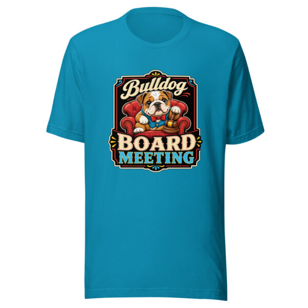 Bulldog Board Meeting Graphic Tee mockup 2