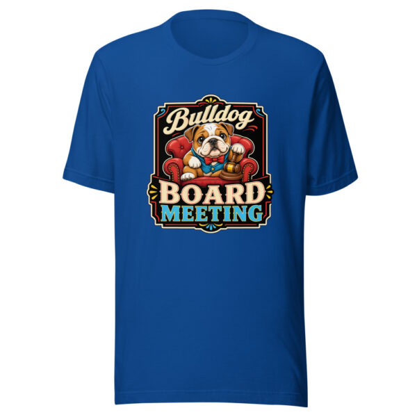 Bulldog Board Meeting Graphic Tee mockup 20