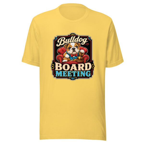 Bulldog Board Meeting Graphic Tee mockup 21
