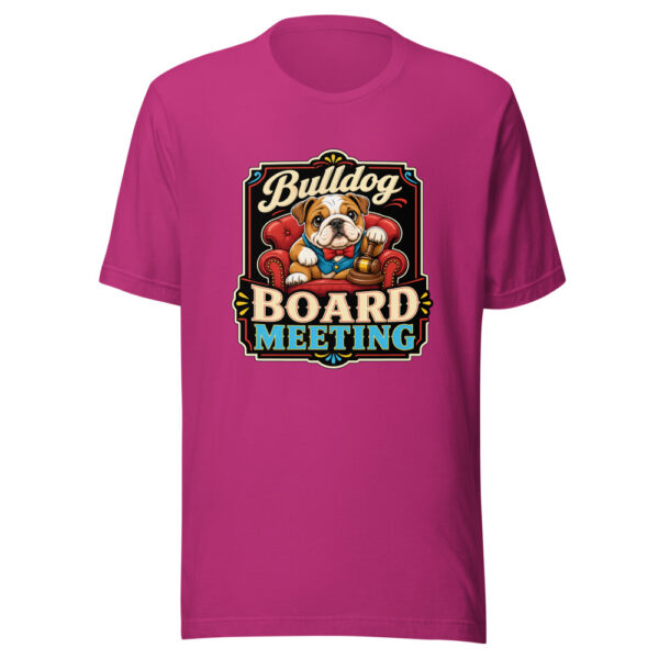 Bulldog Board Meeting Graphic Tee mockup 3