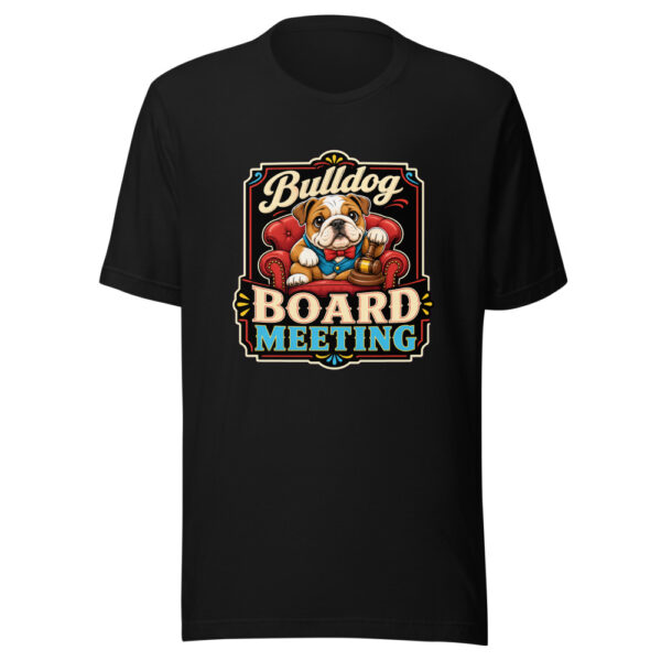 Bulldog Board Meeting Graphic Tee mockup 7