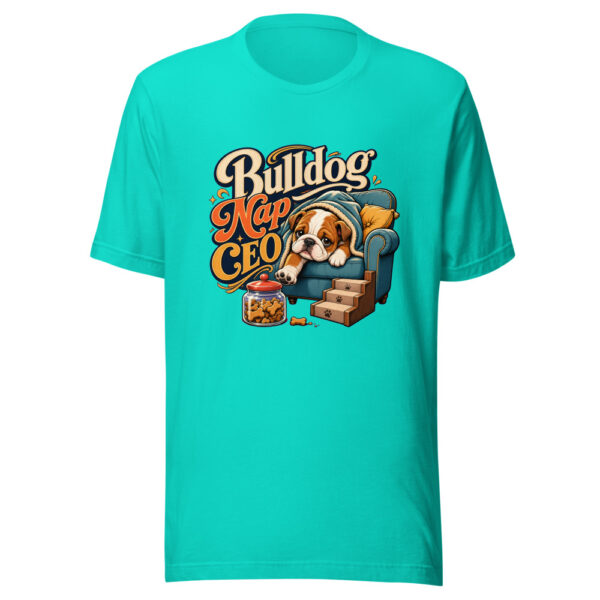 Bulldog Nap CEO Graphic Tee front view
