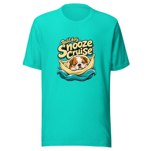 Bulldog Snooze Cruise Graphic Tee front view