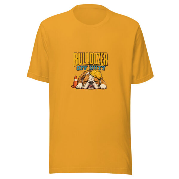 BULLDOZER — OFF DUTY Visual-pun-workwear Graphic Tee front view