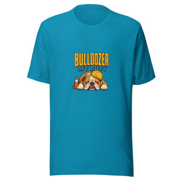 BULLDOZER — OFF DUTY Visual-pun-workwear Graphic Tee mockup 2