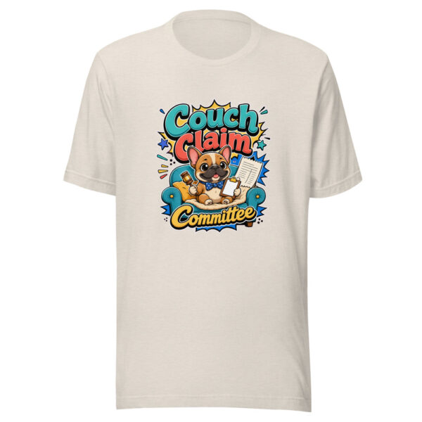 Couch Claim Committee Graphic Tee mockup 14