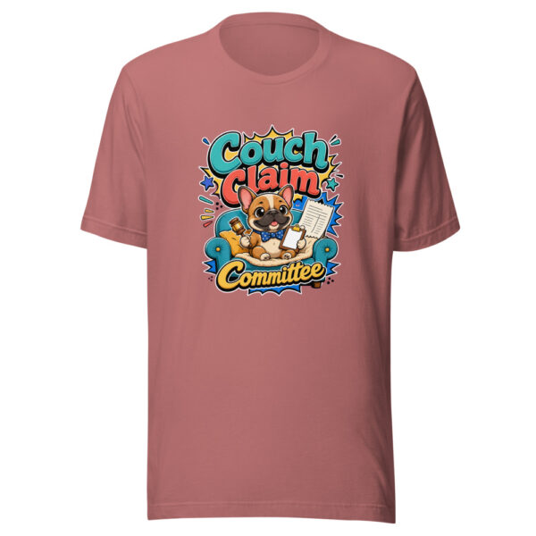 Couch Claim Committee Graphic Tee mockup 21