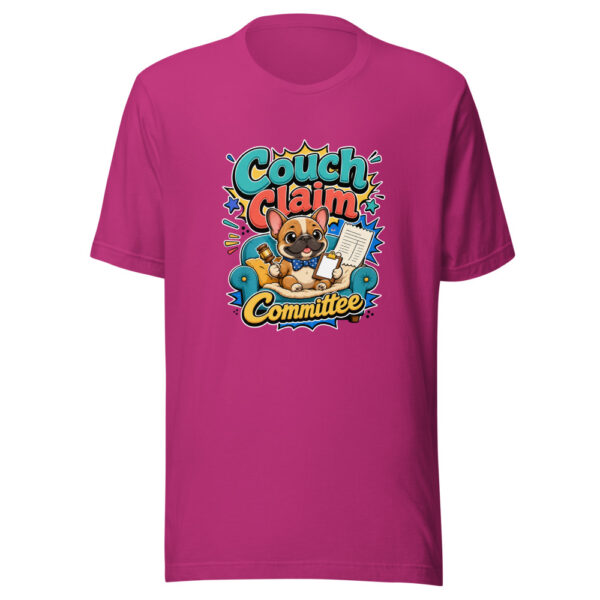 Couch Claim Committee Graphic Tee mockup 4