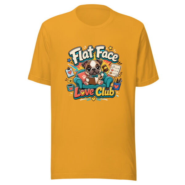 Flat Face Love Club Graphic Tee front view