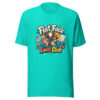 Flat Face Love Club Graphic Tee mockup 3