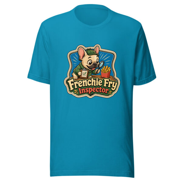 Frenchie Fry Inspector Graphic Tee mockup 2 Frenchie Fry Inspector Graphic Tee mockup 2