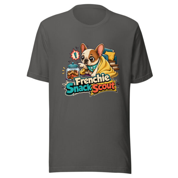 Frenchie Snack Scout Graphic Tee mockup 10 Frenchie Snack Scout Graphic Tee mockup 10