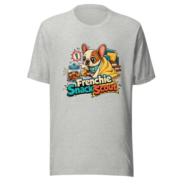 Frenchie Snack Scout Graphic Tee mockup 11 Frenchie Snack Scout Graphic Tee mockup 11