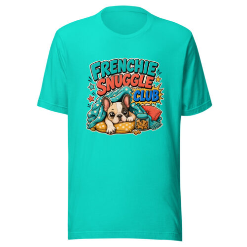 Frenchie Snuggle Club Heartbeat-20260629T082649Z Graphic Tee front view