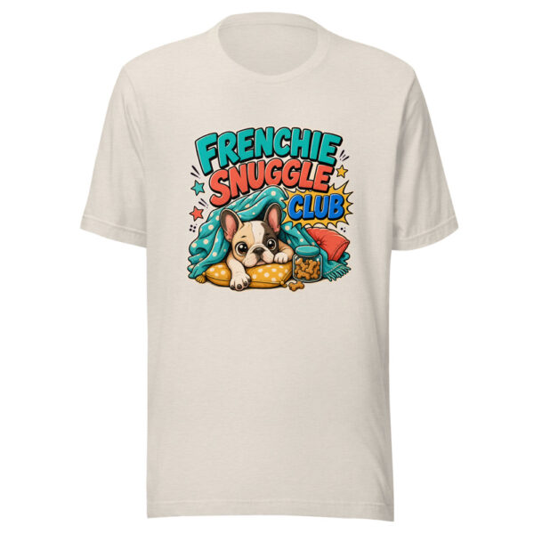 Frenchie Snuggle Club Heartbeat-20260629T082649Z Graphic Tee mockup 14