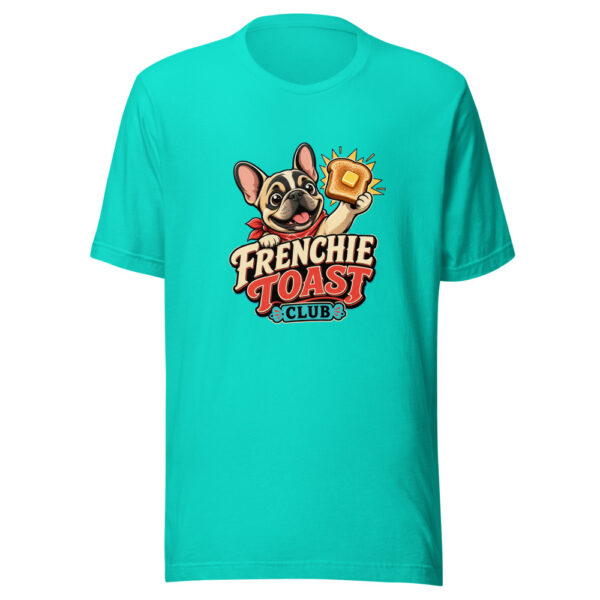 Frenchie Toast Club Graphic Tee mockup 3