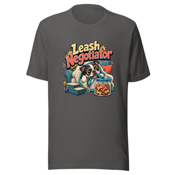 Leash Negotiator Graphic Tee mockup 10