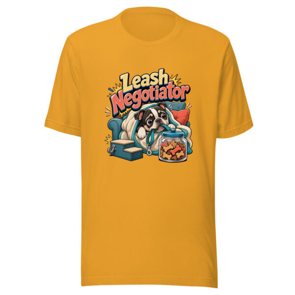 Leash Negotiator Graphic Tee mockup 2