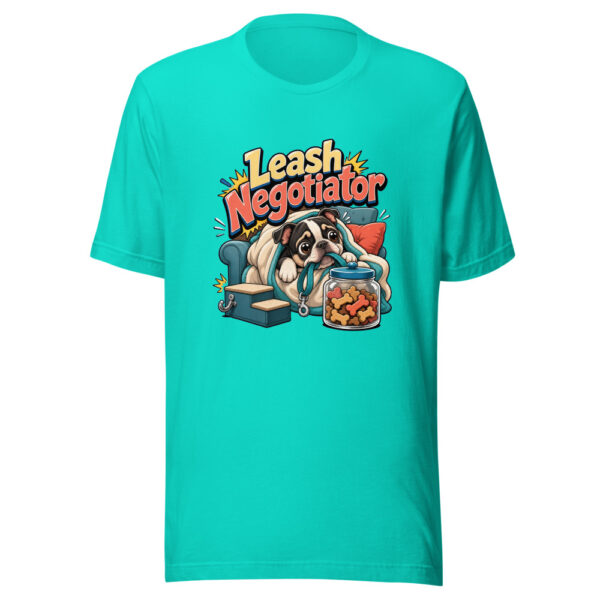 Leash Negotiator Graphic Tee mockup 3