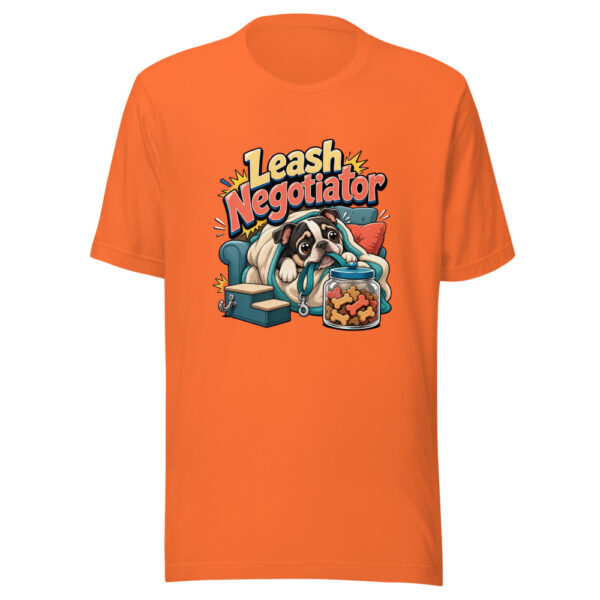 Leash Negotiator Graphic Tee mockup 6