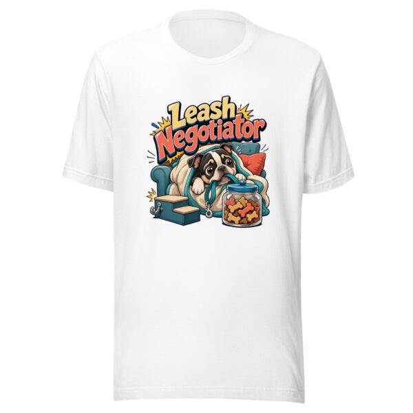 Leash Negotiator Graphic Tee mockup 8