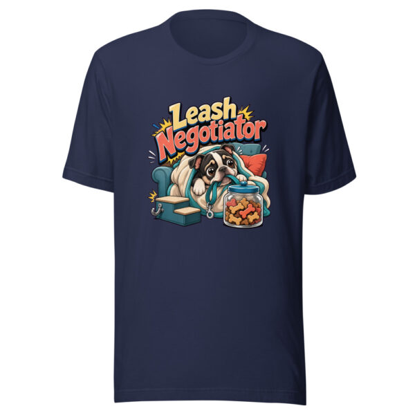 Leash Negotiator Graphic Tee mockup 9