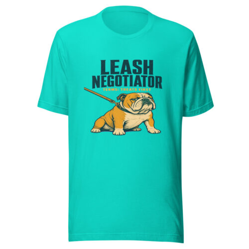Leash Negotiator Terms Treats First Leash-negotiator Graphic Tee front view
