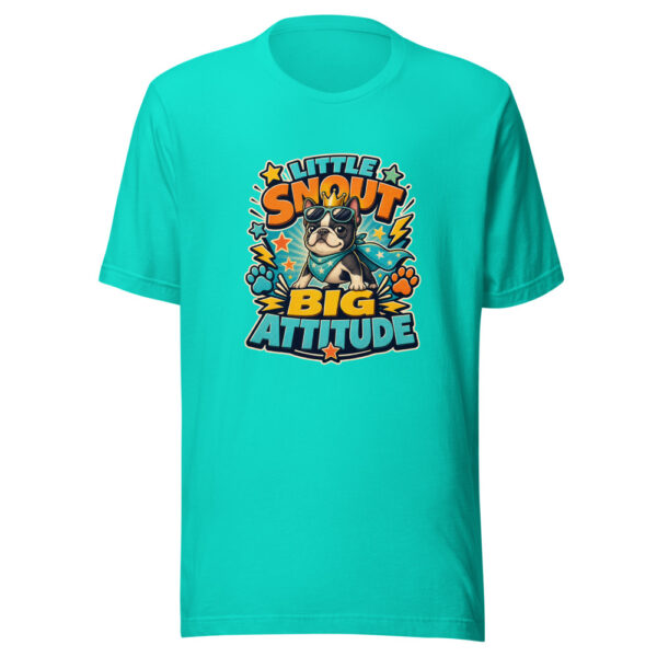 LITTLE SNOUT BIG ATTITUDE Heartbeat-20260624-codex-fallback Graphic Tee mockup 1 LITTLE SNOUT BIG ATTITUDE Heartbeat-20260624-codex-fallback Graphic Tee front view