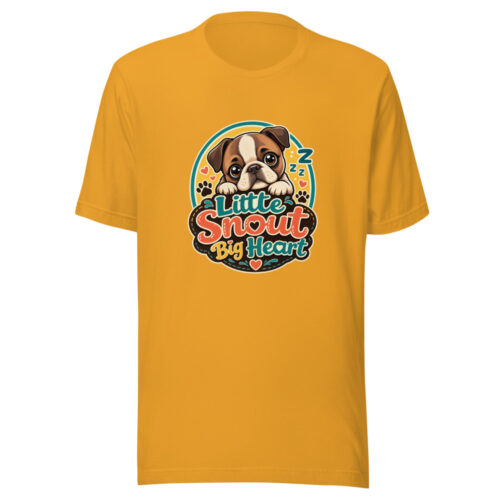 Little Snout Big Heart Graphic Tee front view