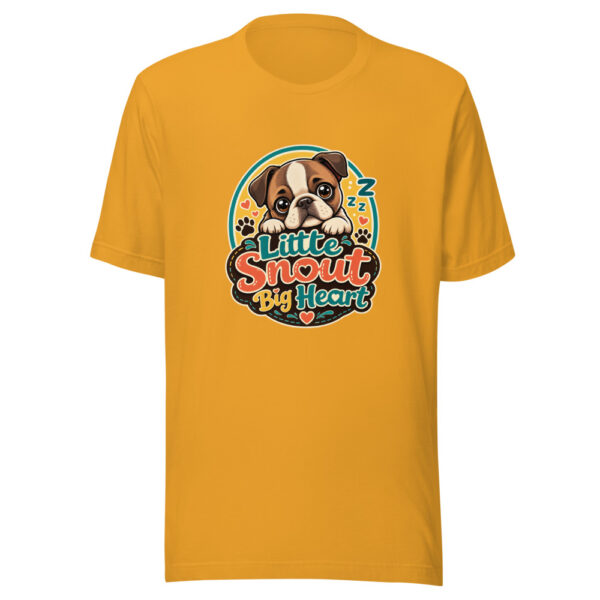 Little Snout Big Heart Graphic Tee front view