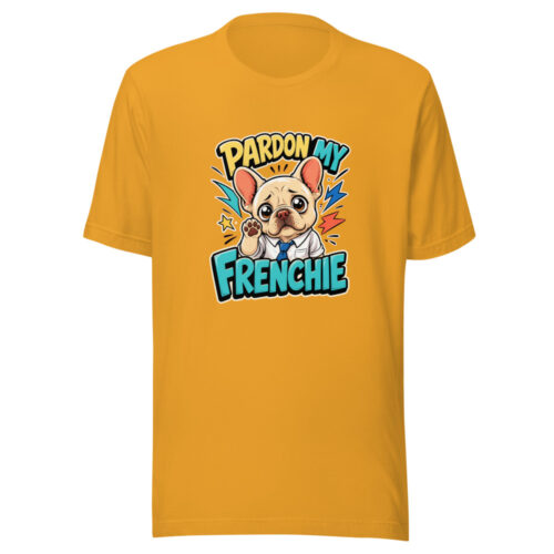 Pardon My Frenchie Graphic Tee mockup 1 Pardon My Frenchie Graphic Tee front view